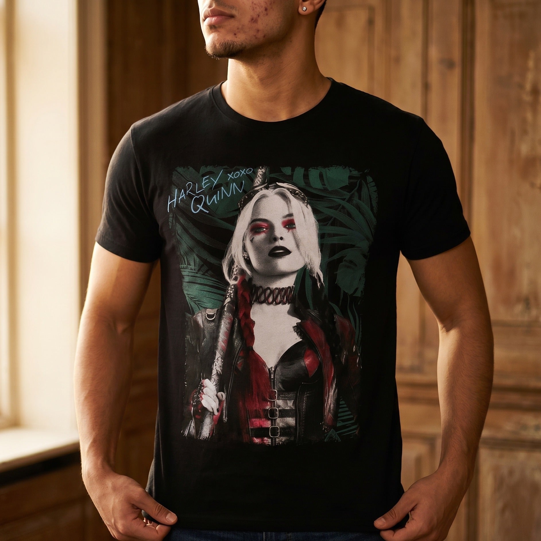 Image produit T-shirt Harley Quinn noir - The Suicide Squad