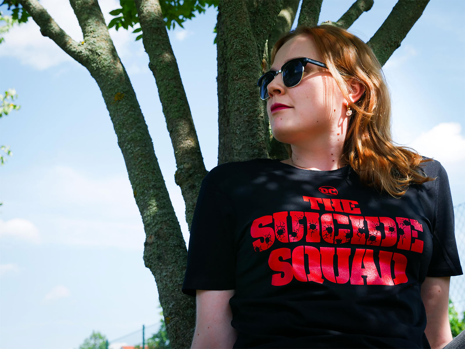 Image produit The Suicide Squad - T-shirt Logo Shot noir