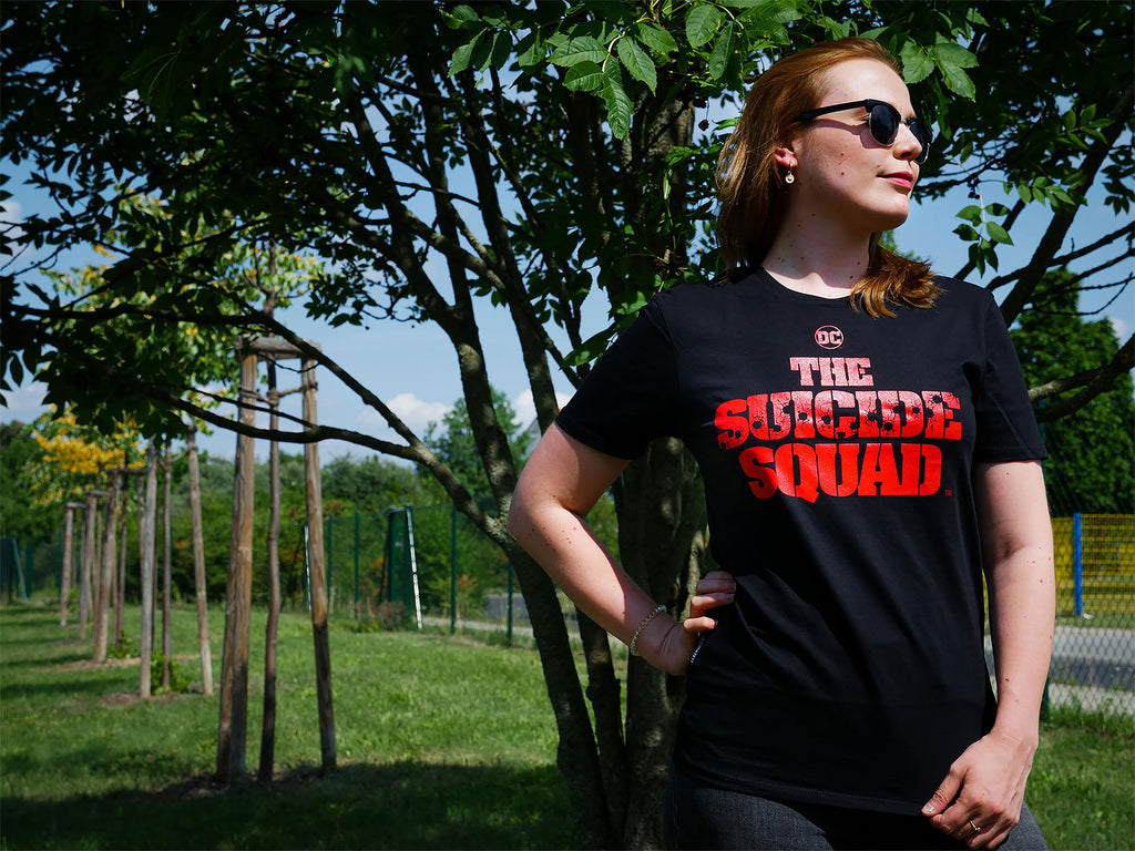 Image produit The Suicide Squad - T-shirt Logo Shot noir
