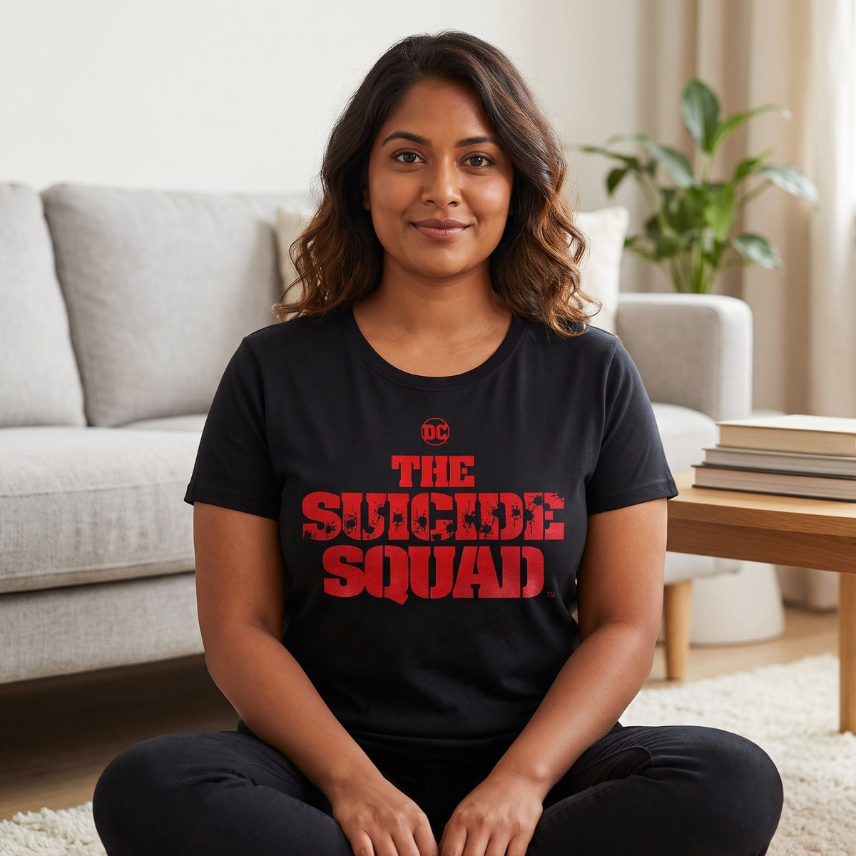 Image produit The Suicide Squad - T-shirt Logo Shot noir