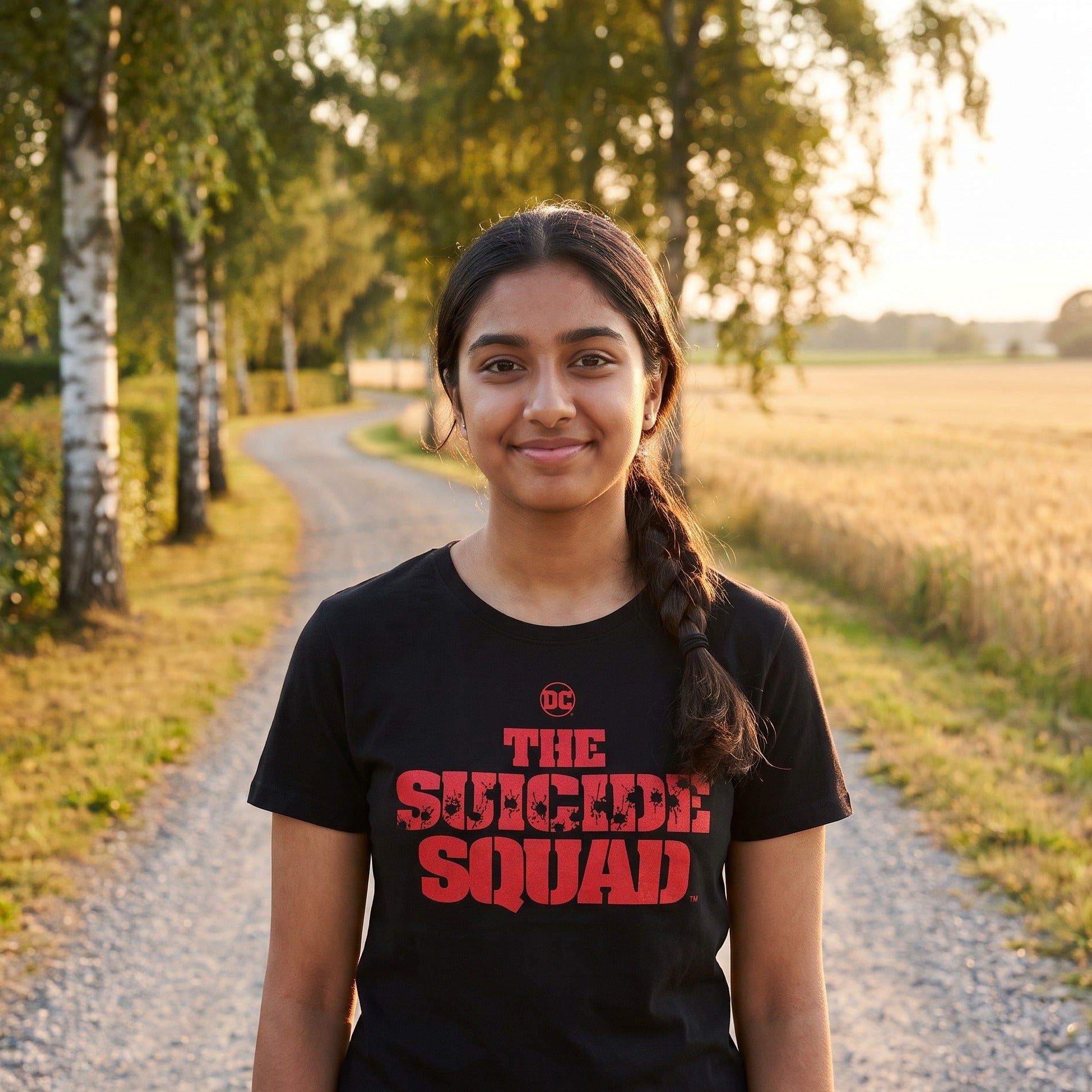Image produit The Suicide Squad - T-shirt Logo Shot noir