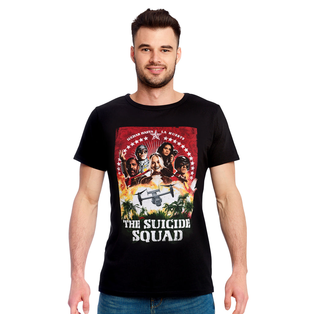 Image produit The Suicide Squad - T-Shirt Poster de Groupe noir