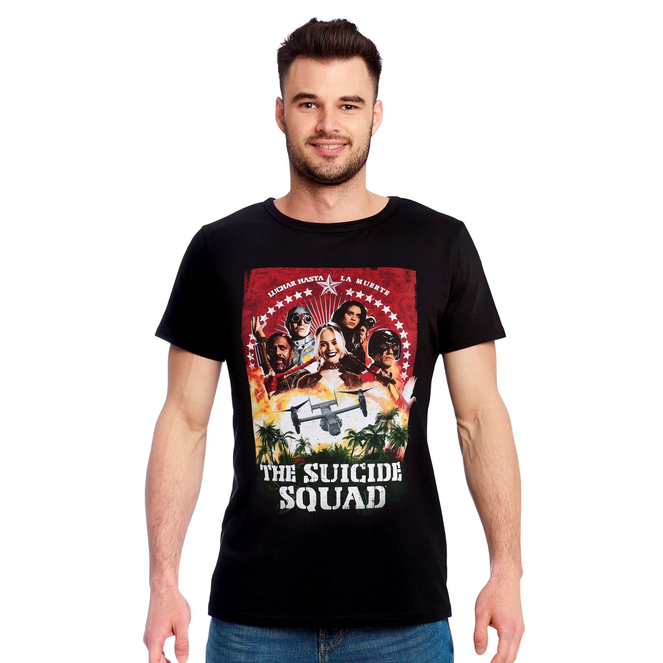 Image produit The Suicide Squad - T-Shirt Poster de Groupe noir