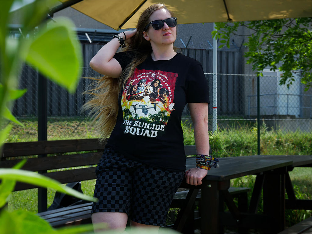 Image produit The Suicide Squad - T-Shirt Poster de Groupe noir