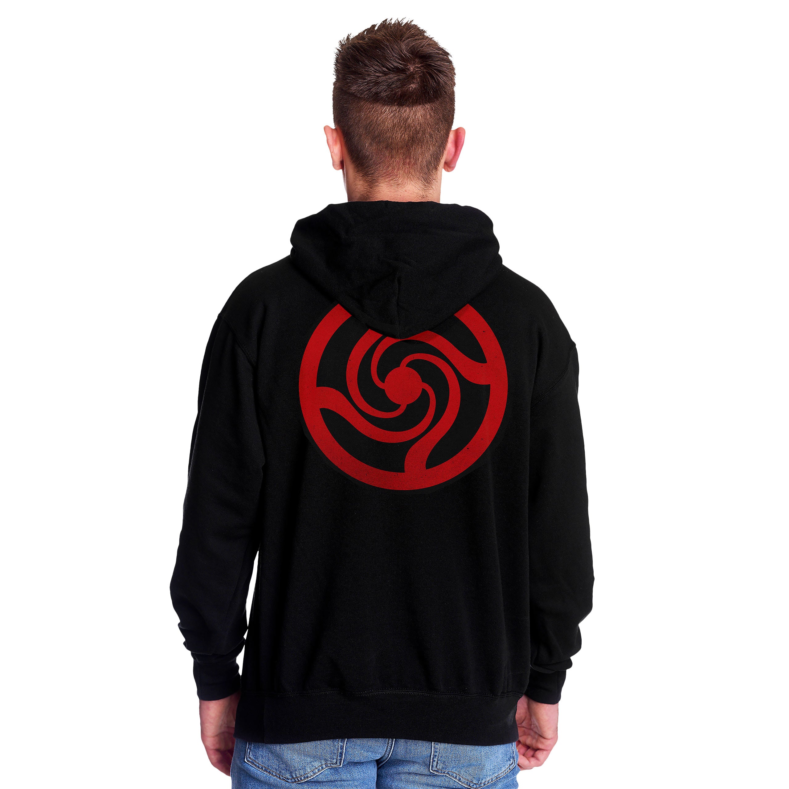Image produit Jujutsu Kaisen - Sweat à capuche noir avec logo de l'école de magie