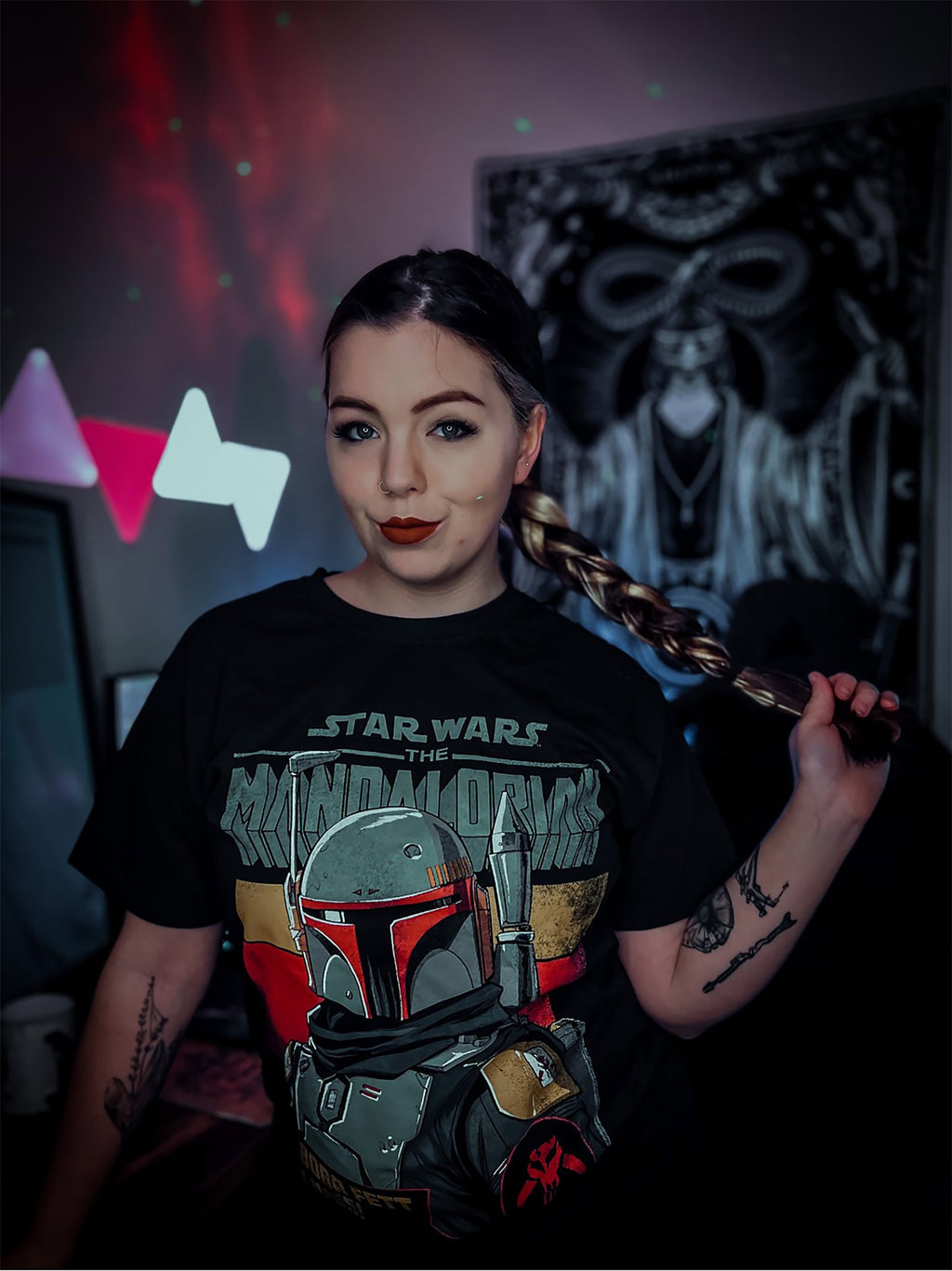 Image produit T-Shirt Boba Fett Lives noir - Star Wars Mandalorian