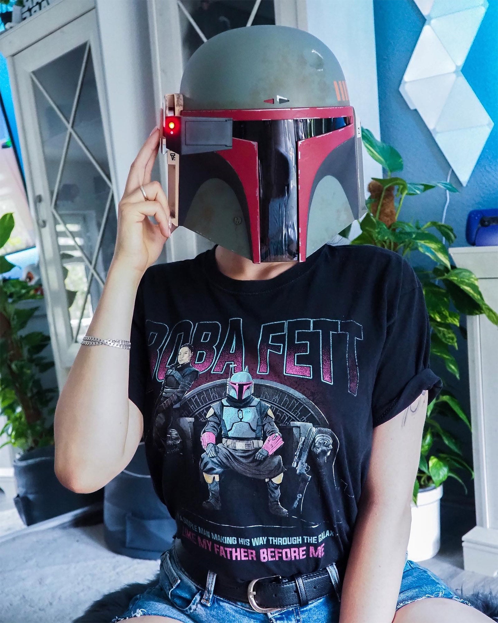 Image produit T-shirt Boba Fett Throne noir - Star Wars Mandalorian
