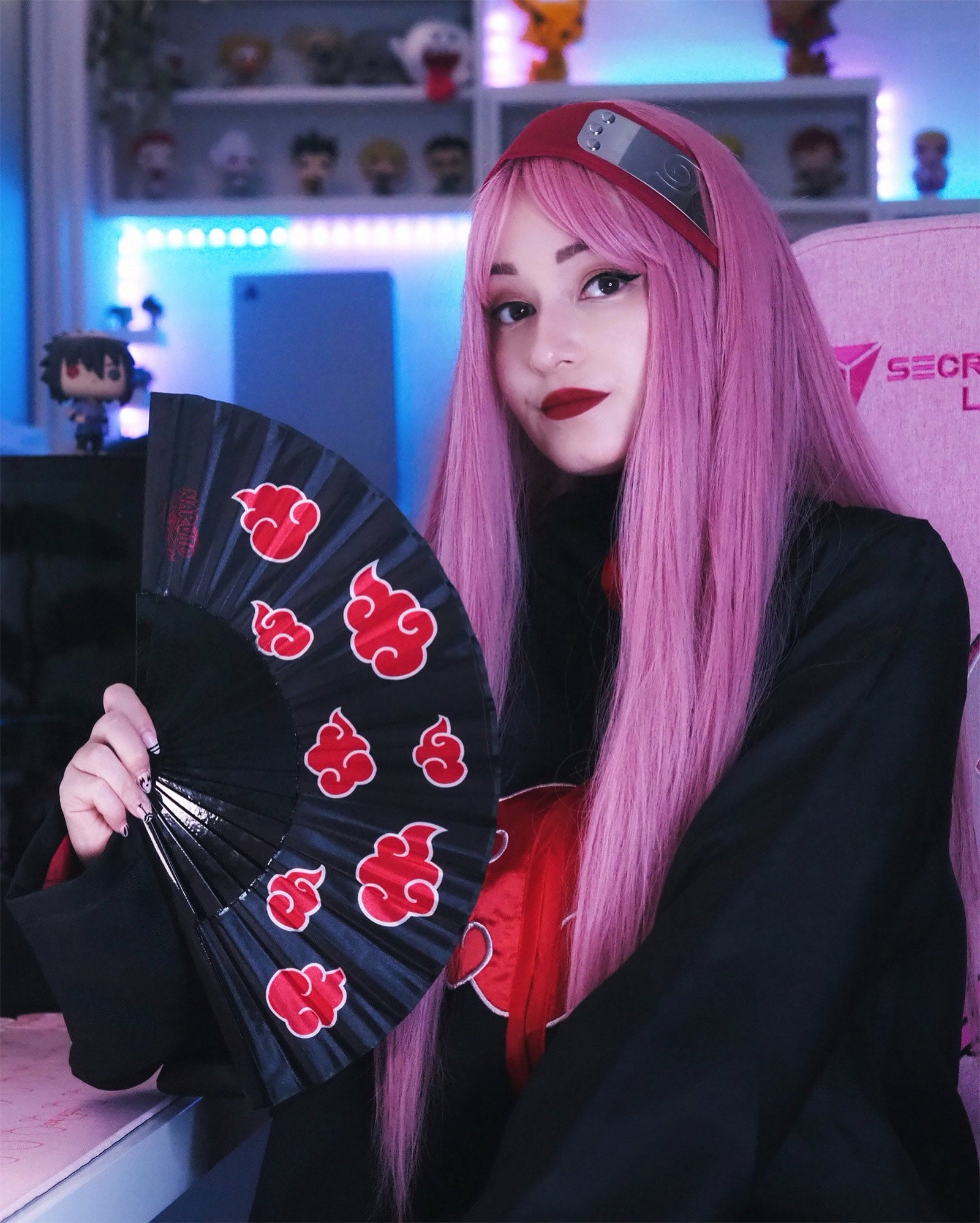 Image produit Naruto - Bandeau Symbole Konoha rouge