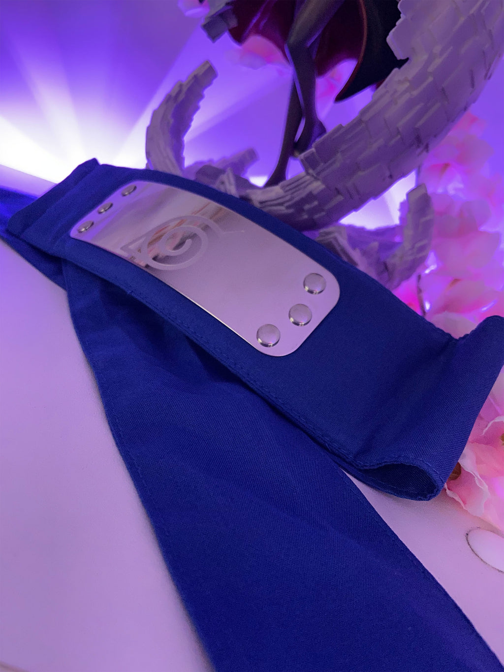 Image produit Naruto - Bandeau symbole de Konoha bleu