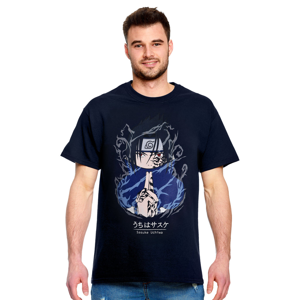 Image produit Naruto - T-shirt Sasuke Uchiha Bleu