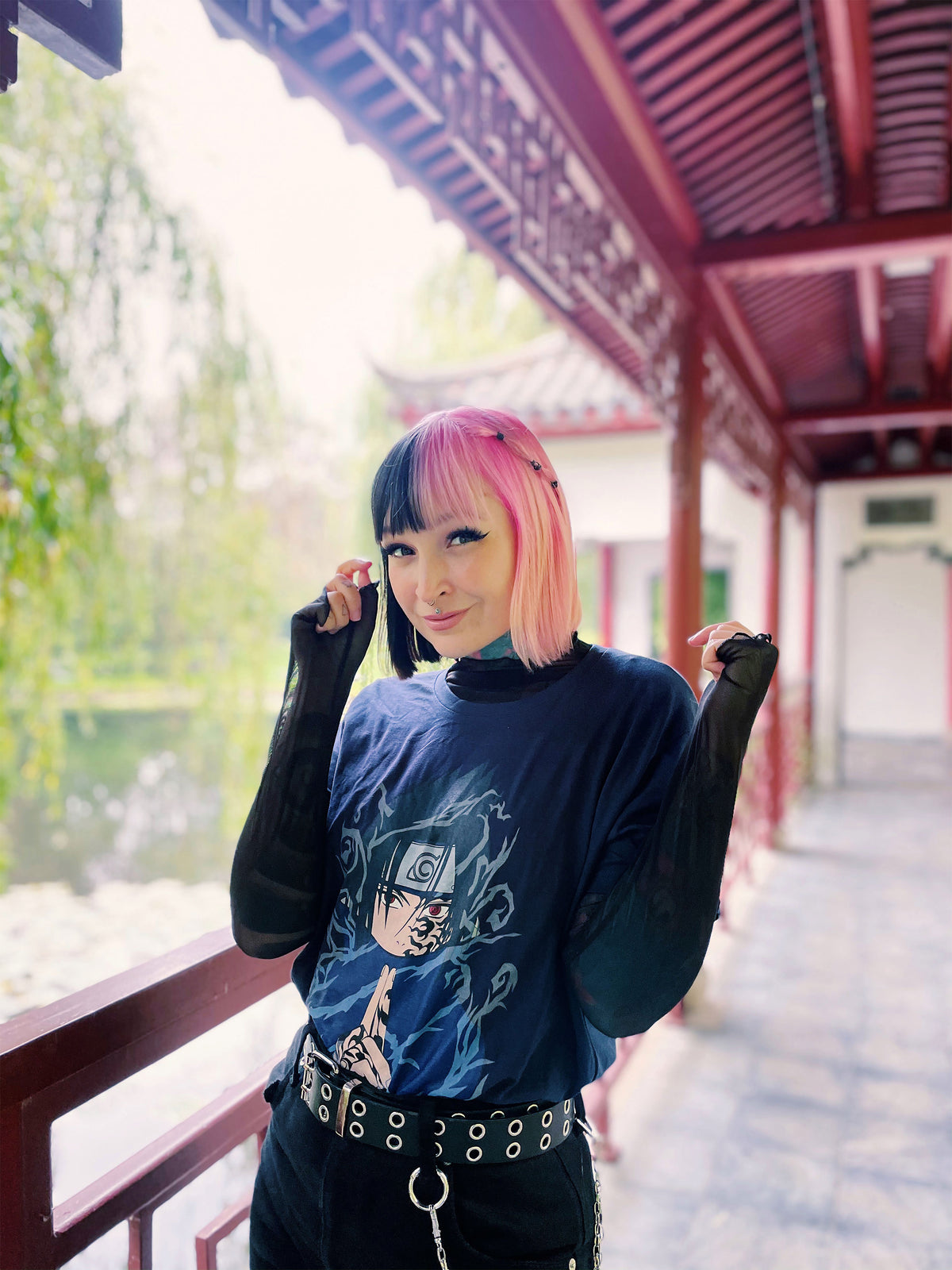 Image produit Naruto - T-shirt Sasuke Uchiha Bleu