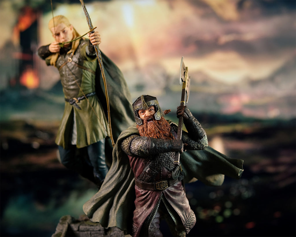 Image produit Seigneur des anneaux - Figurine Deluxe Legolas et Gimli 46 cm
