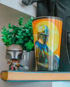 Product image Mando with Grogu Glass - Star Wars The Mandalorian