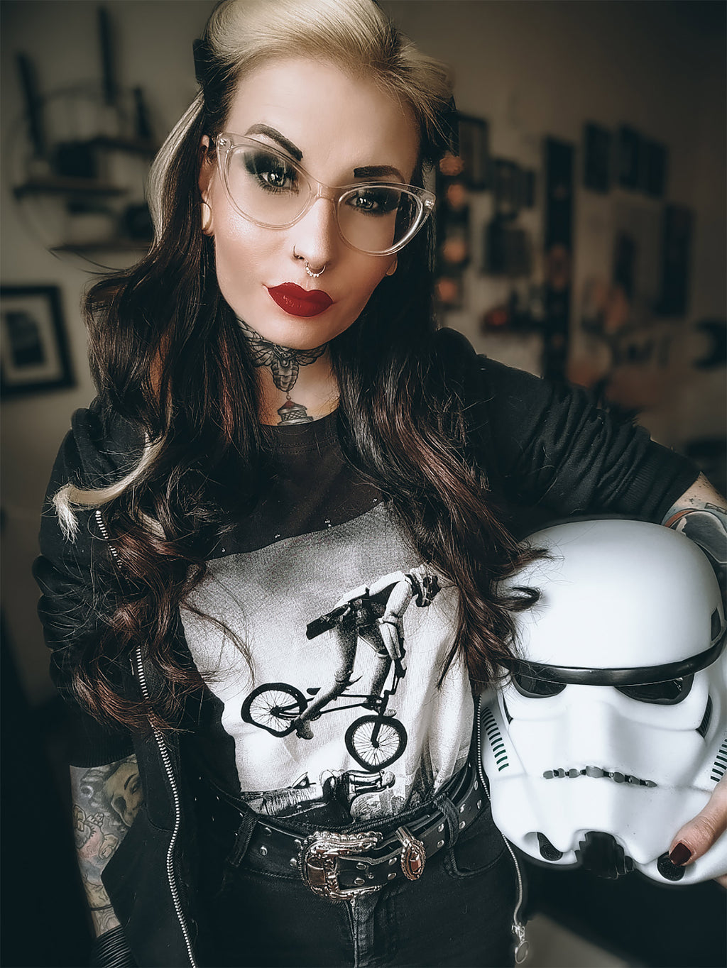 Image produit T-shirt BMX Trooper pour les fans de Star Wars noir