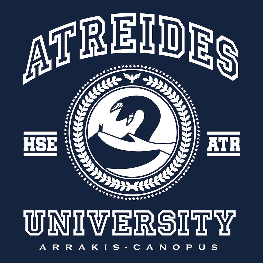 Image produit T-shirt de l'université Atreides pour les fans de Dune bleu