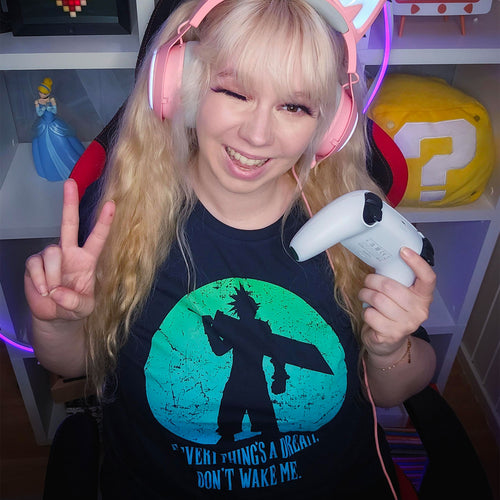 Product image Cloud Strife T-Shirt for Final Fantasy Fans Blue