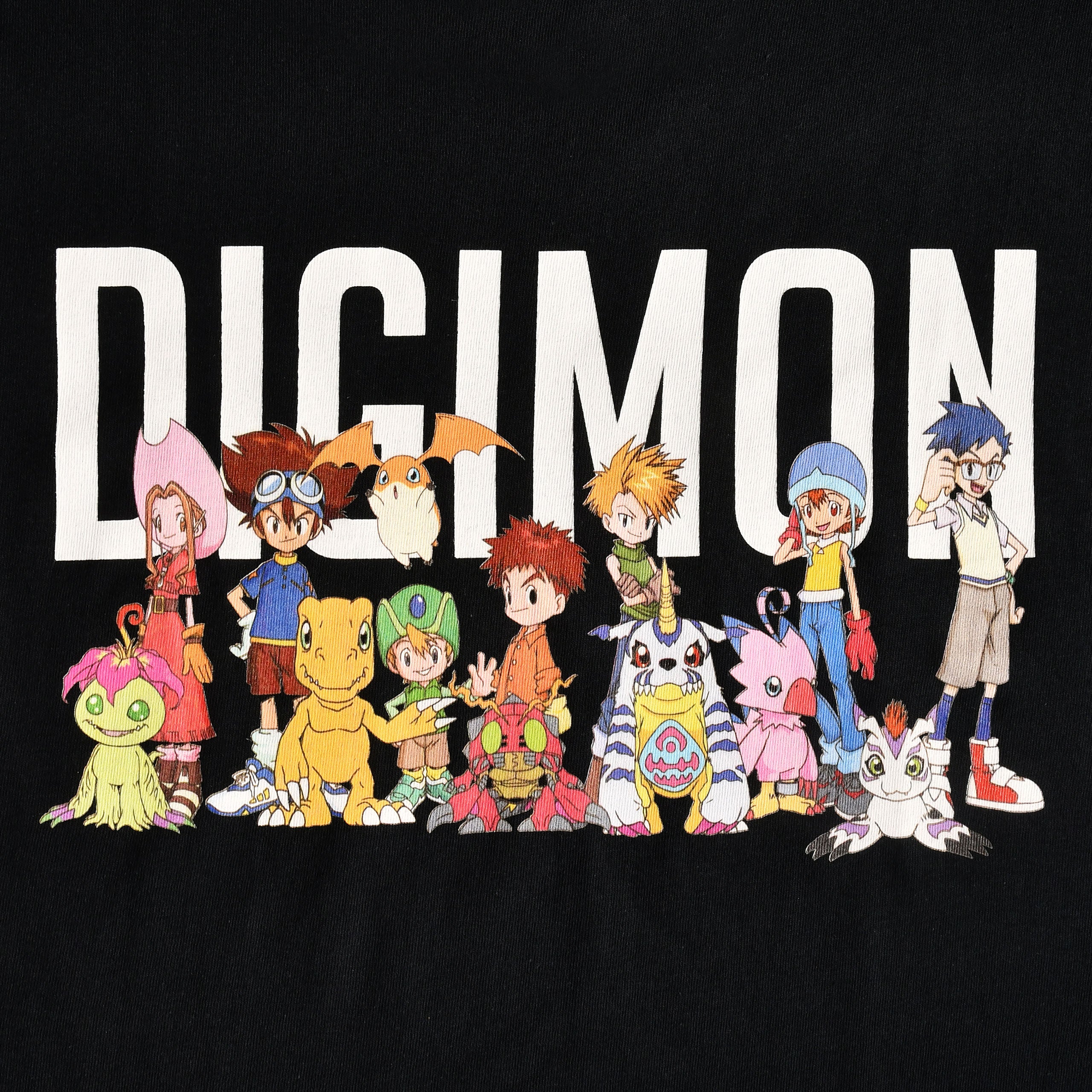 Image produit Digimon - T-shirt noir personnages