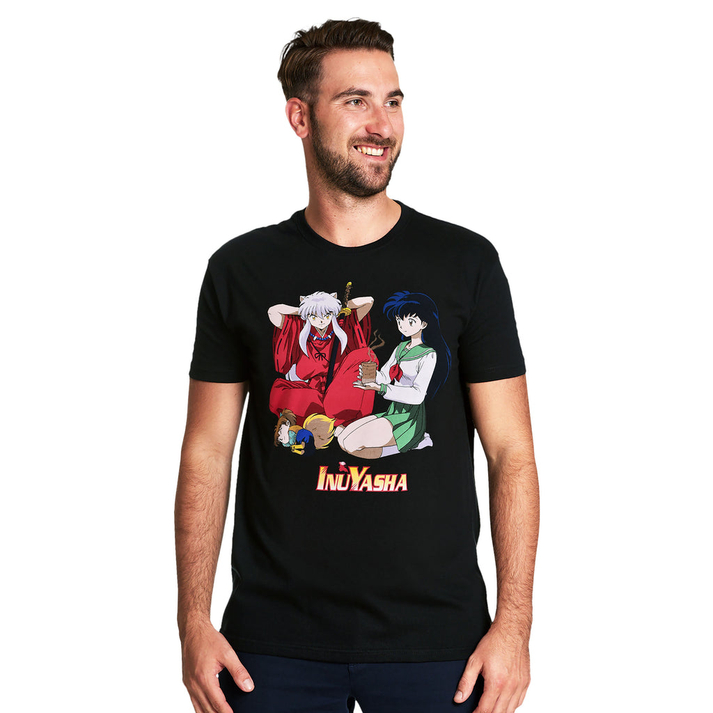 Image produit Inu Yasha - Inu Yasha, Kagome & Shippo T-Shirt noir