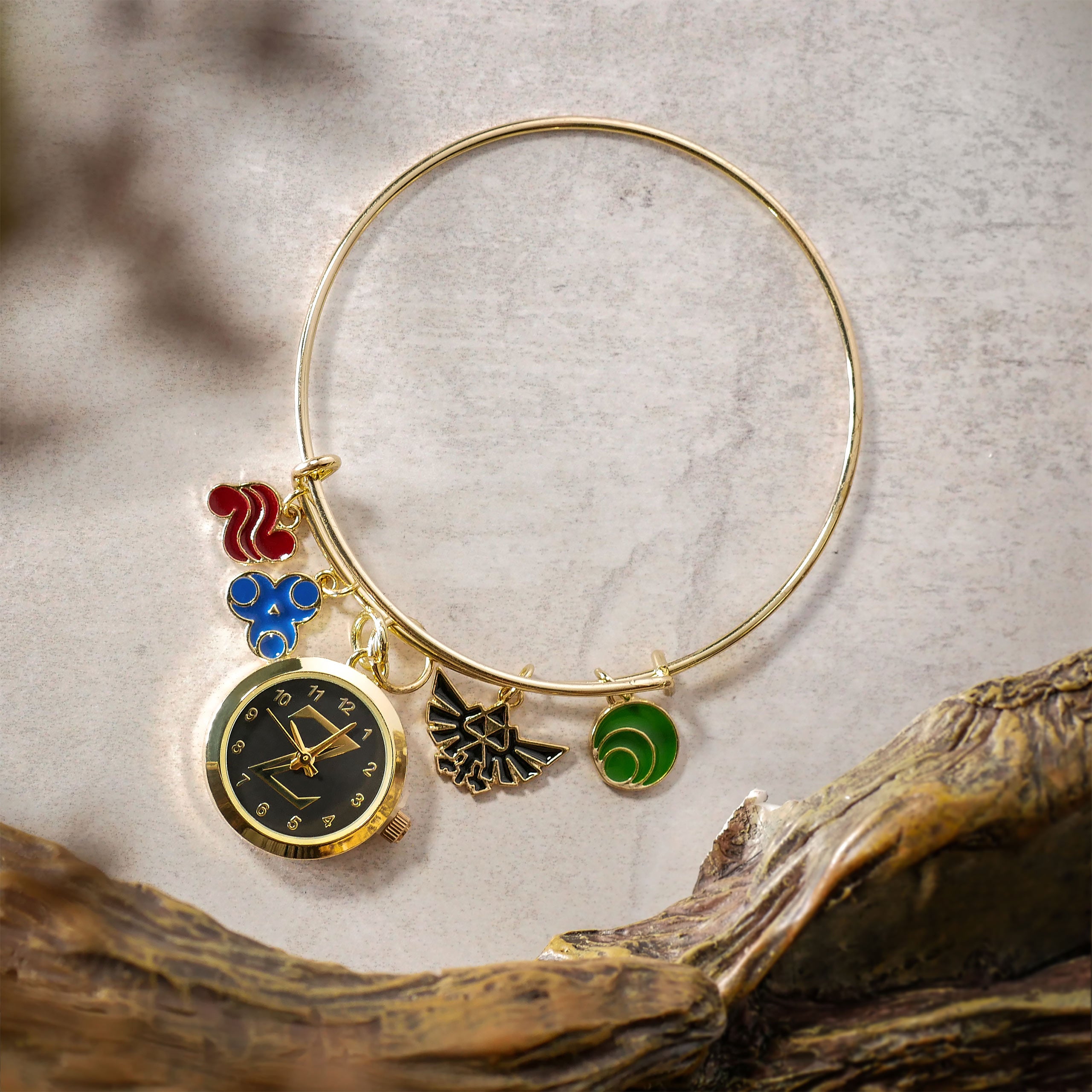 Image produit Zelda - Bracelet Charm Symboles avec Montre