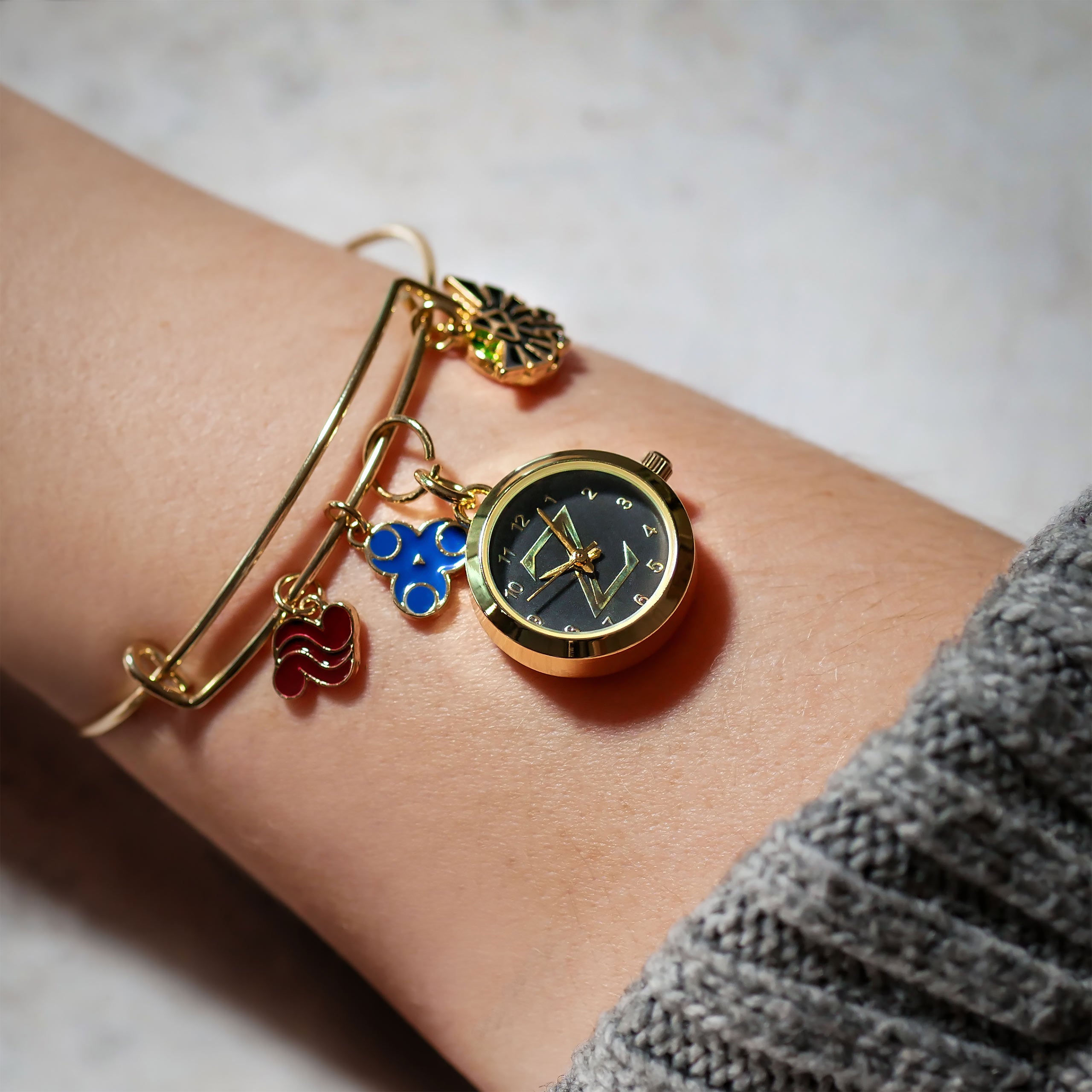 Image produit Zelda - Bracelet Charm Symboles avec Montre