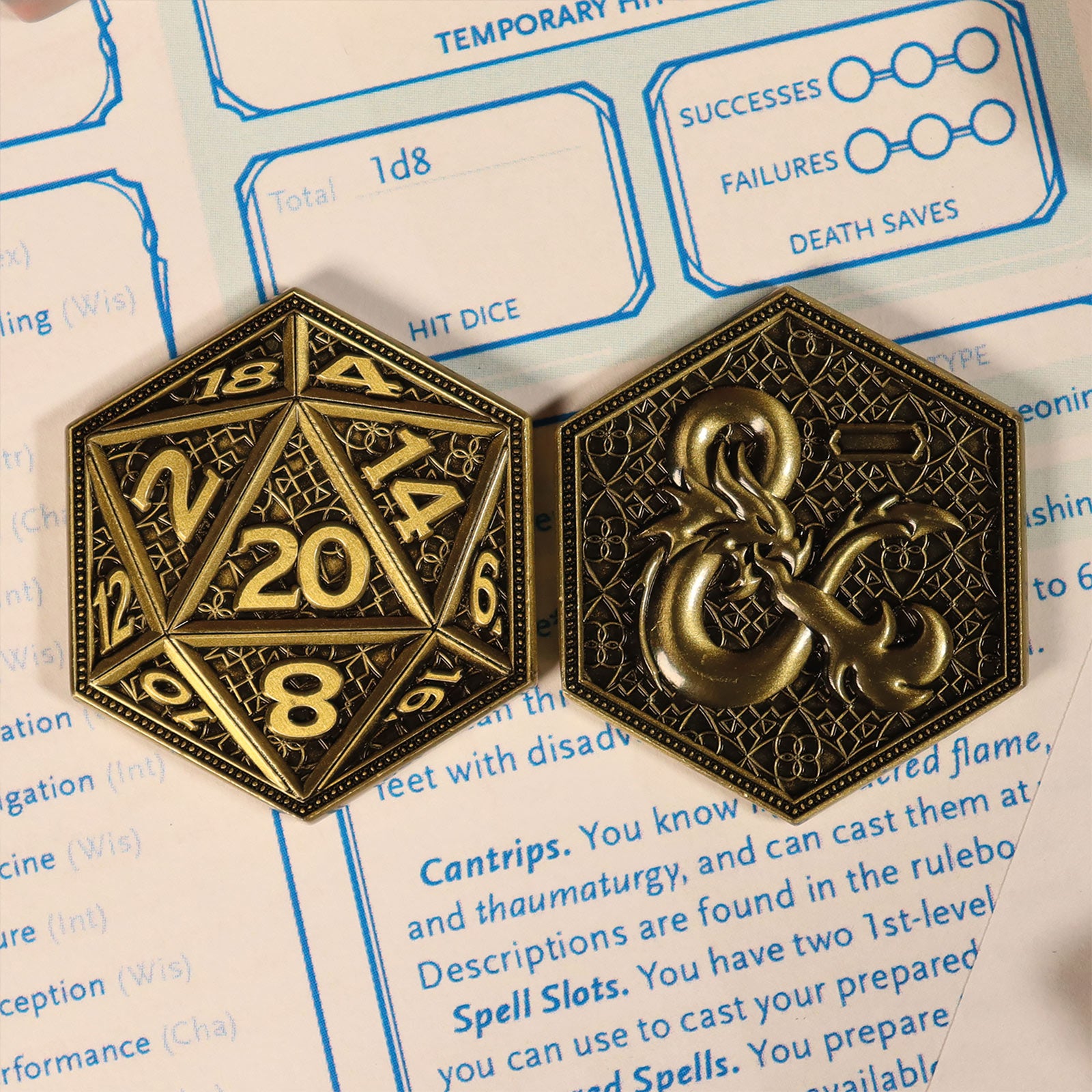Image produit Dungeons & Dragons - Pièce de collection dés édition limitée