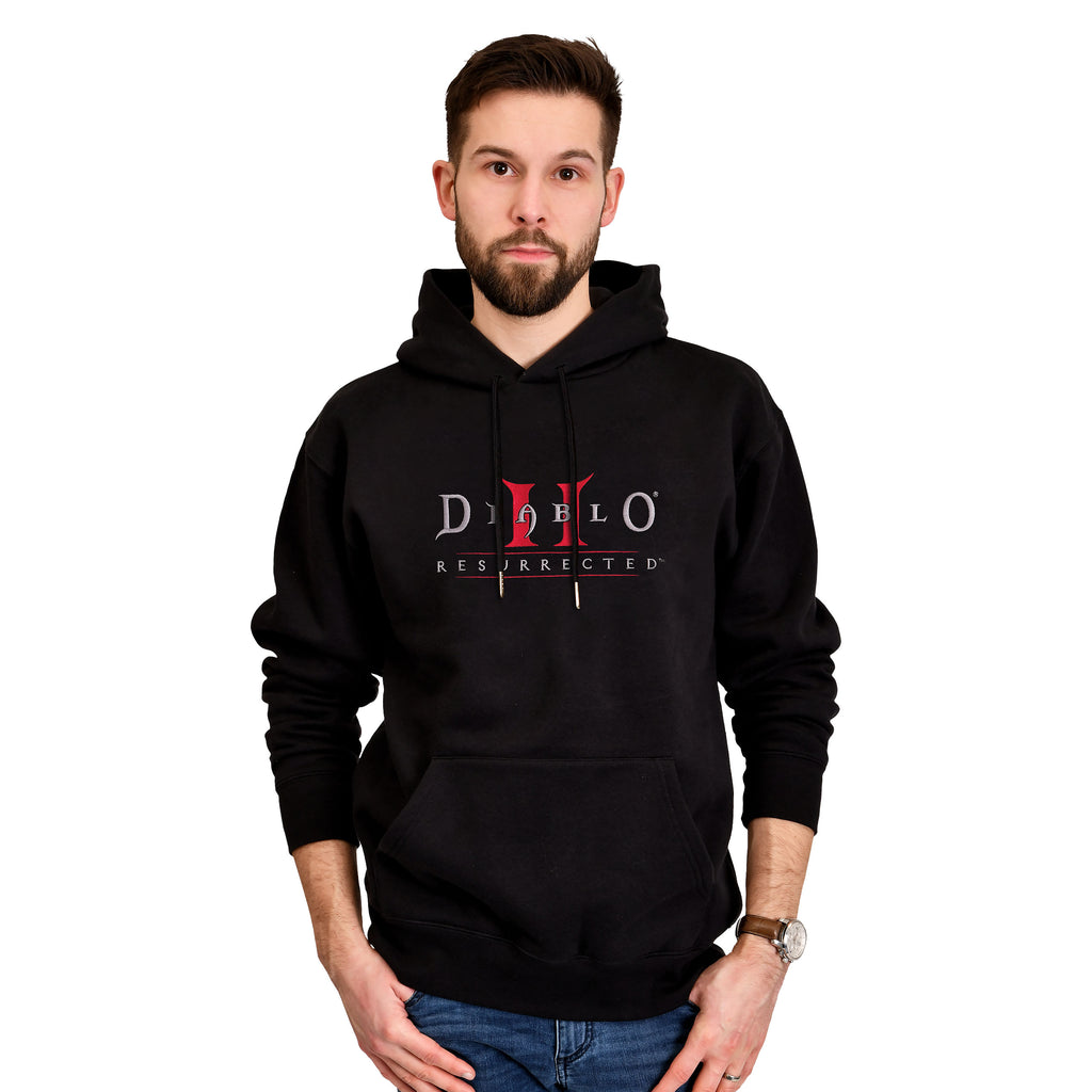 Image produit Diablo - Sweat à capuche noir avec logo