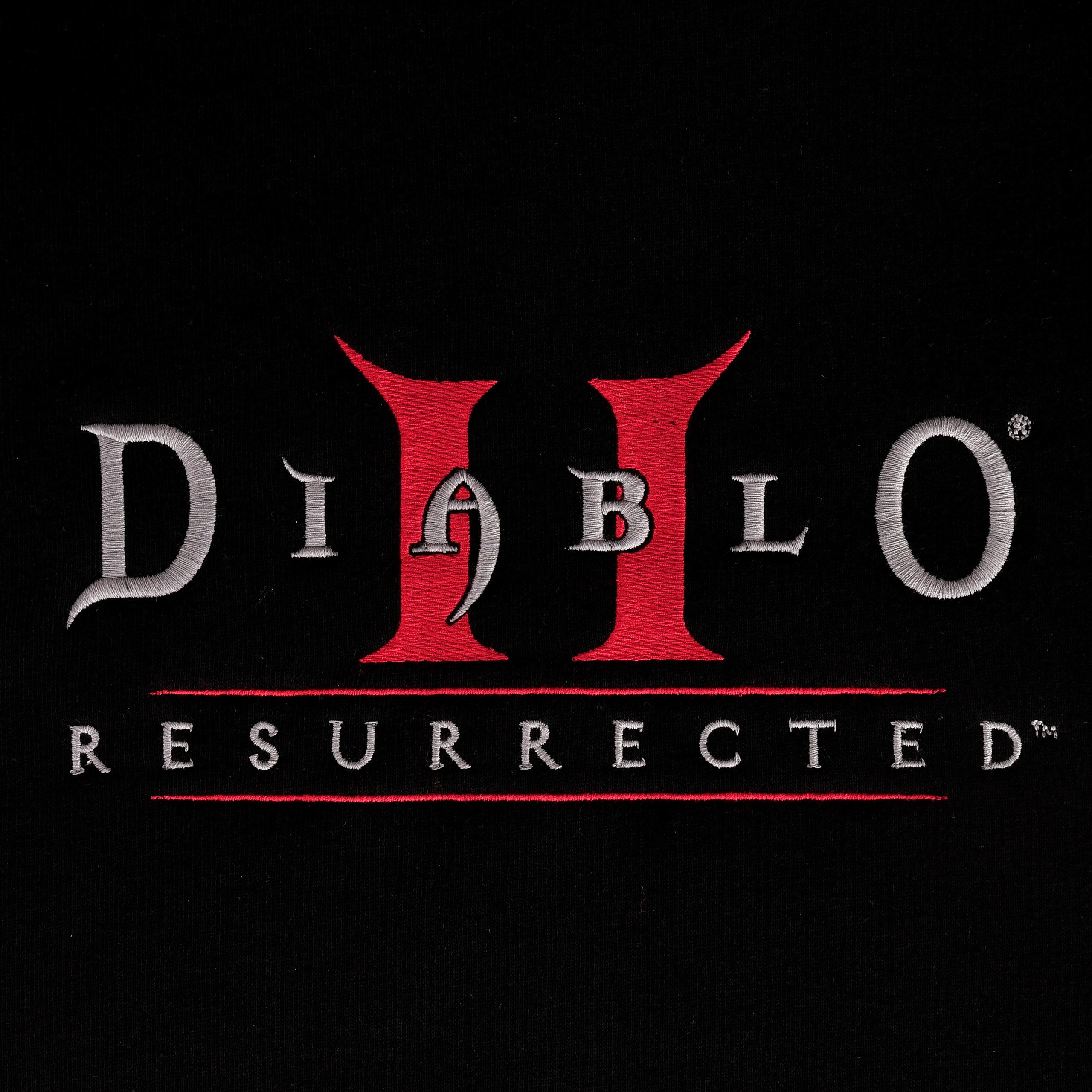 Image produit Diablo - Sweat à capuche noir avec logo
