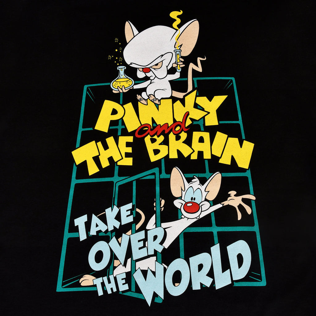 Image produit Pinky et le Cerveau - T-shirt Take Over The World