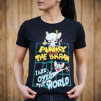 Image produit Pinky et le Cerveau - T-shirt Take Over The World