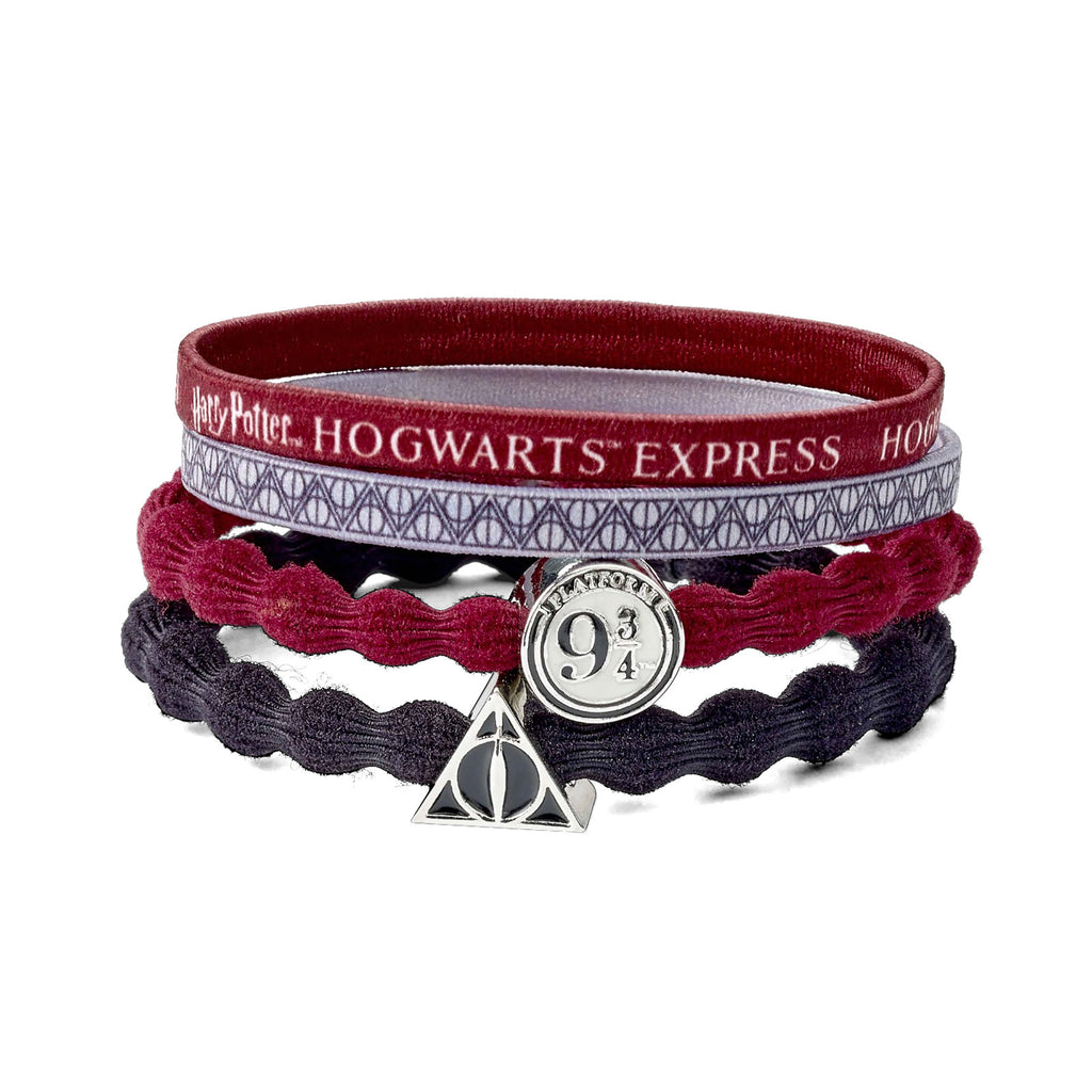 Product image 9 3/4 & Deathly Hallows Hair Bands 4-piece Set - Harry Potter