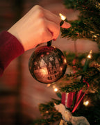 Image produit Harry Potter - Boule de Noël Poudlard avec set de boucles d'oreilles