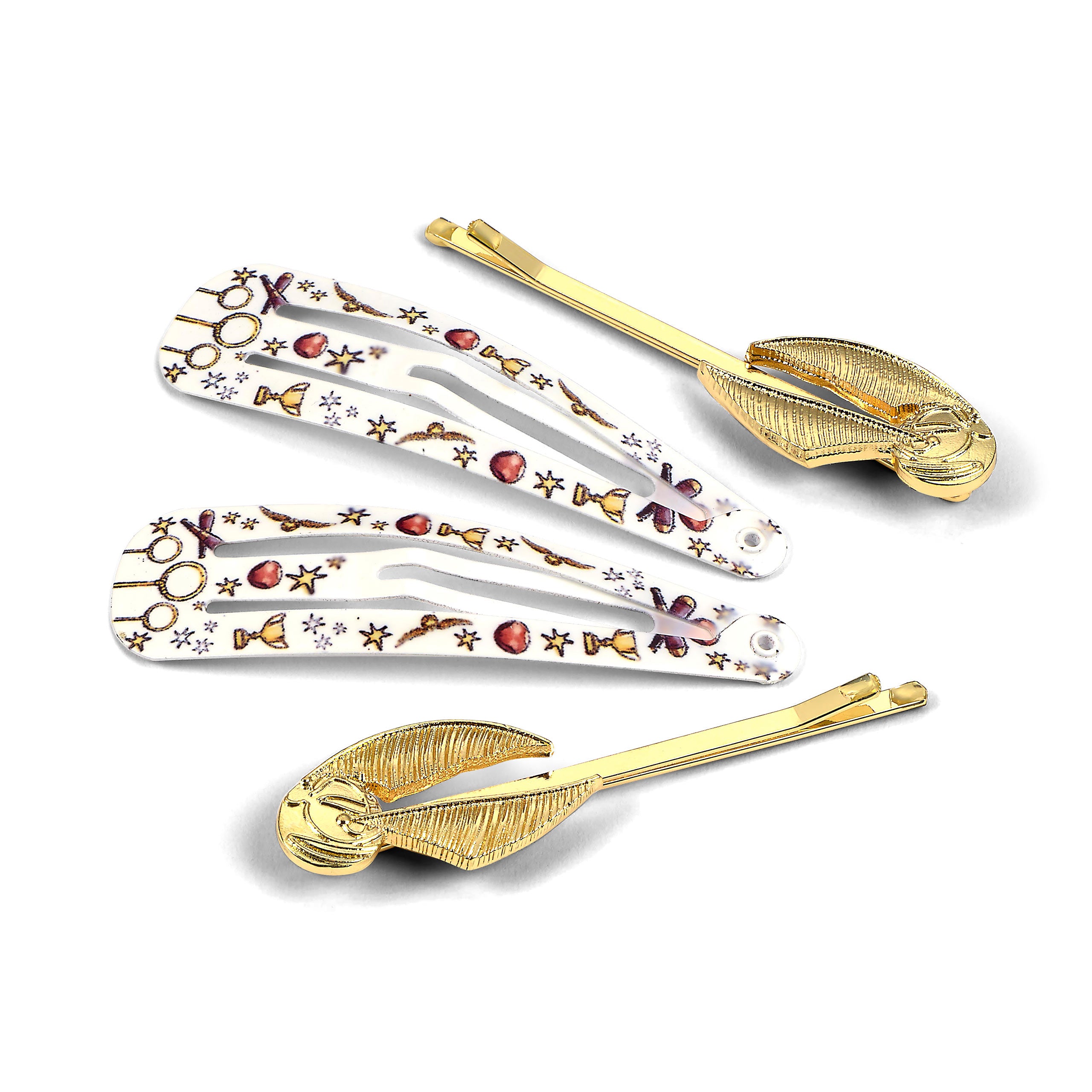 Image produit Harry Potter - Lot de 4 pinces à cheveux Vif d'Or