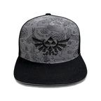 Image produit Zelda - Casquette Snapback de la carte d'Hyrule noire