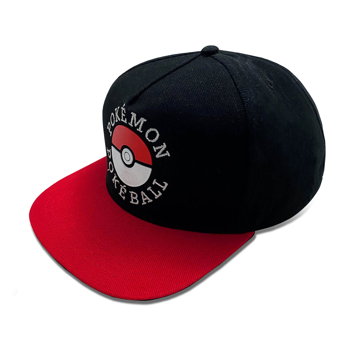 Image produit Pokemon - Casquette Snapback Pokeball noir-rouge