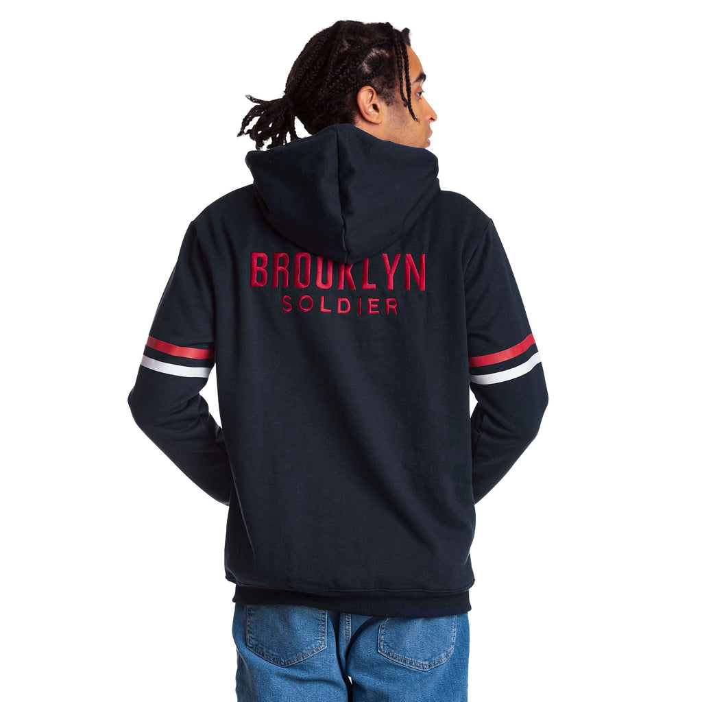 Image produit Captain America - Brooklyn Soldier Sweat à capuche bleu