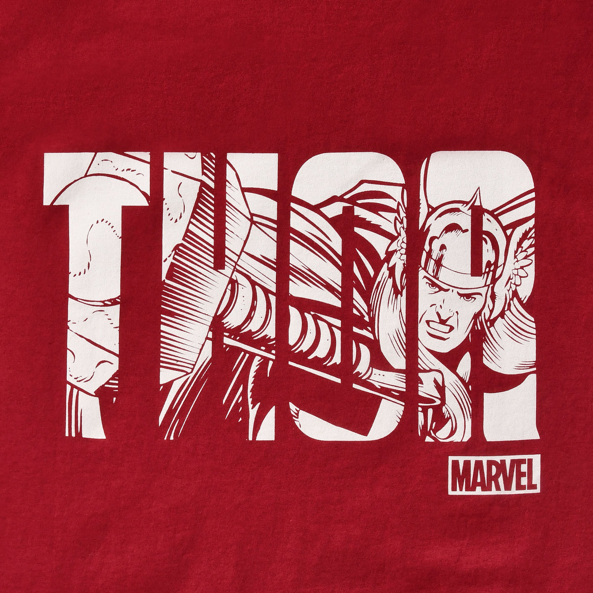 Image produit Marvel - T-shirt logo Thor rouge
