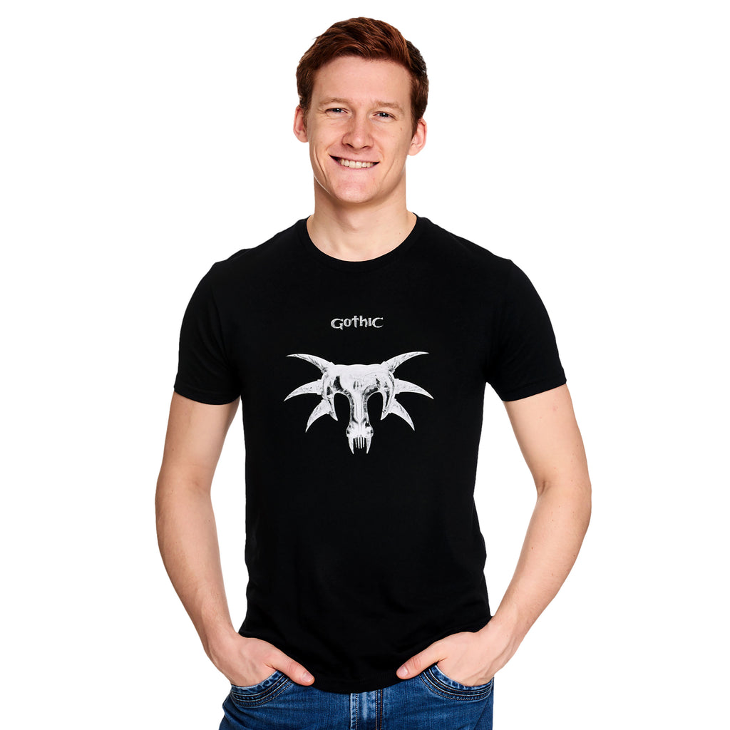 Image produit Gothic - T-shirt Masque de Sommeil en Coton Bio Noir