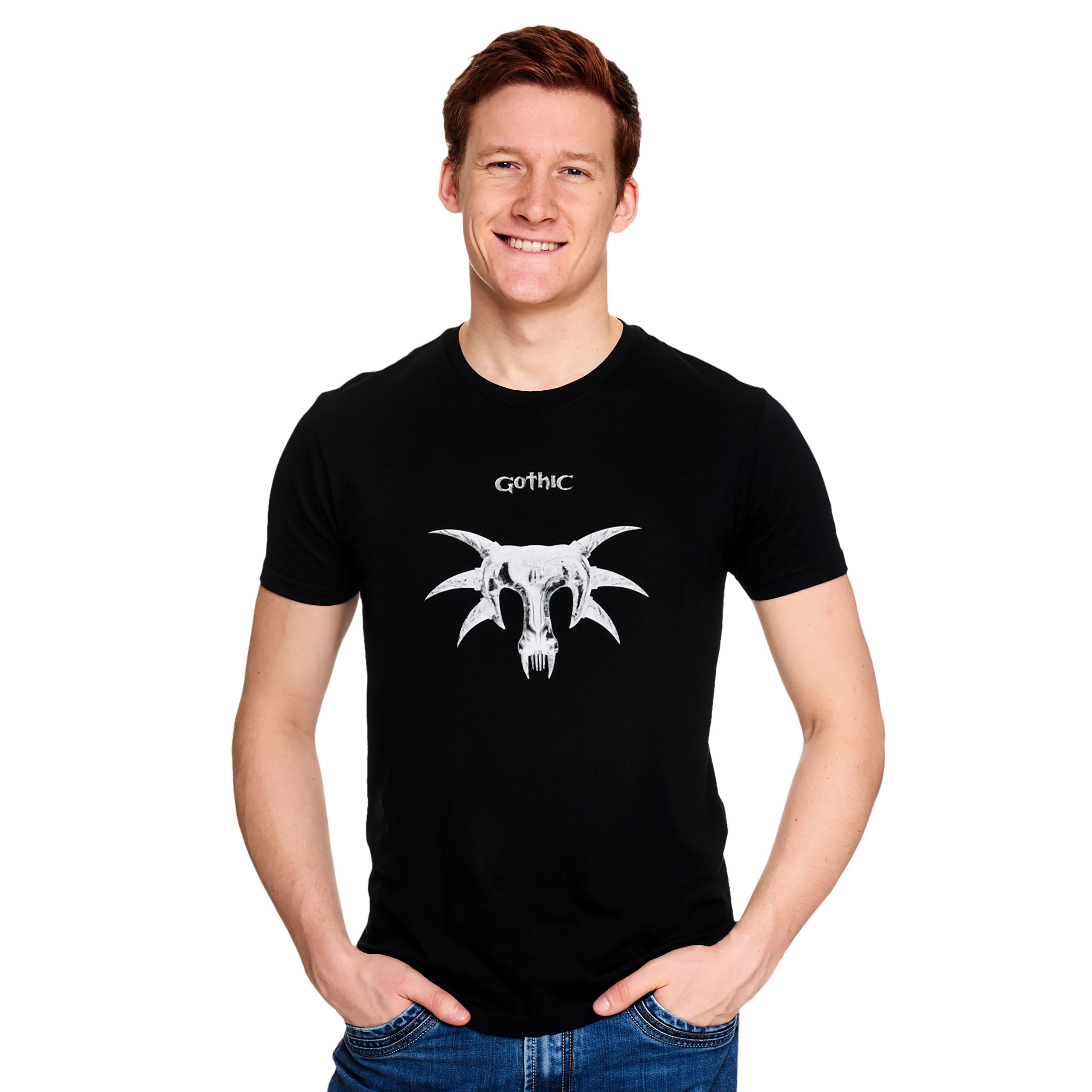 Image produit Gothic - T-shirt Masque de Sommeil en Coton Bio Noir