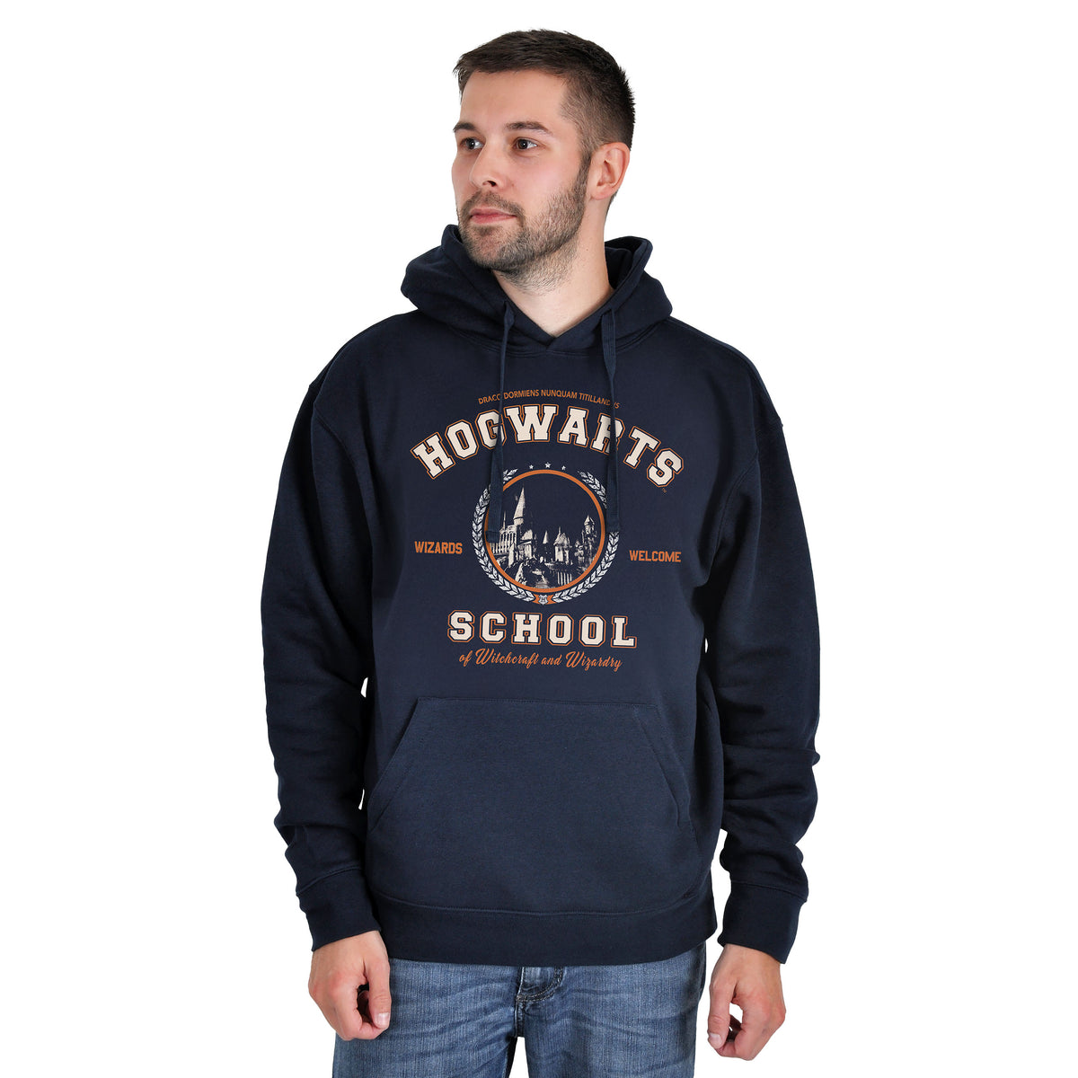 Image produit Harry Potter - Sweat à capuche bleu de l'école de Poudlard