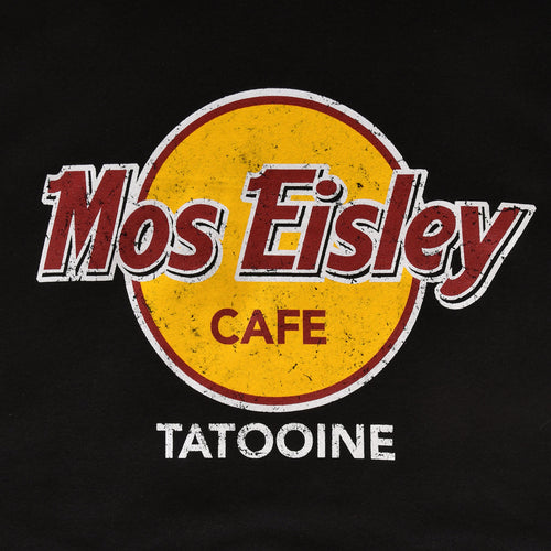 Image produit Sweat à capuche Mos Eisley Cafe pour les fans de Star Wars noir