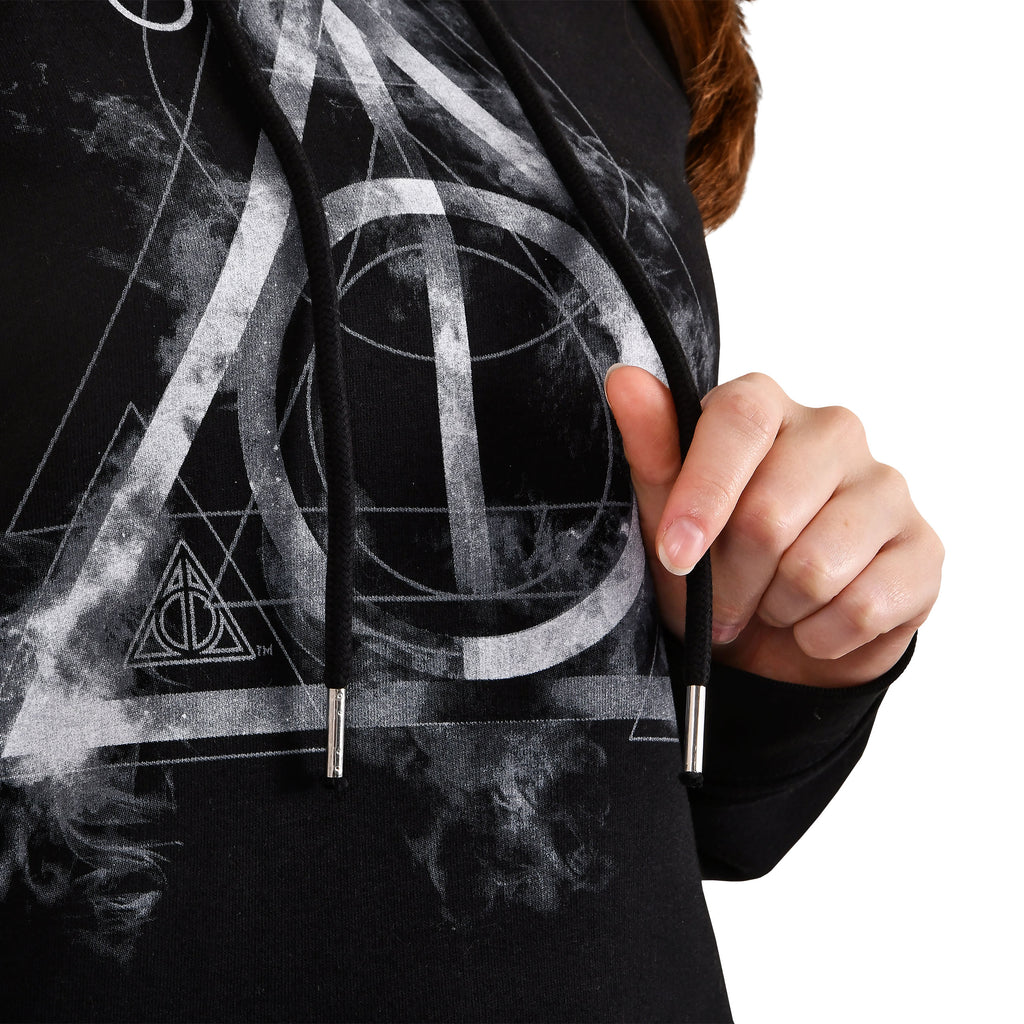 Image produit Harry Potter - Robe à capuche Smoky Hallows noire