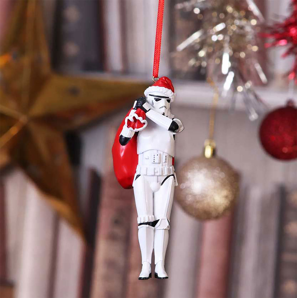 Image produit Décoration de sapin Stormtrooper Santa avec sac - Star Wars