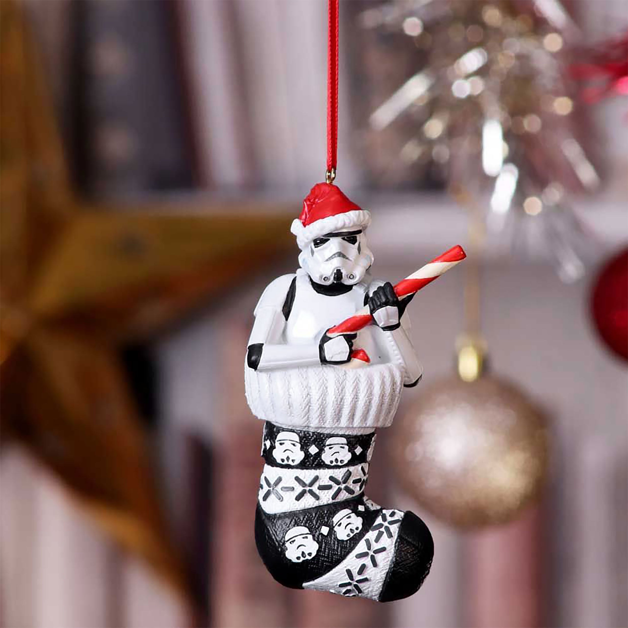 Image produit Stormtrooper dans une chaussette de Noël Décoration de sapin - Star Wars