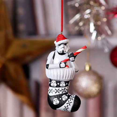 Image produit Stormtrooper dans une chaussette de Noël Décoration de sapin - Star Wars