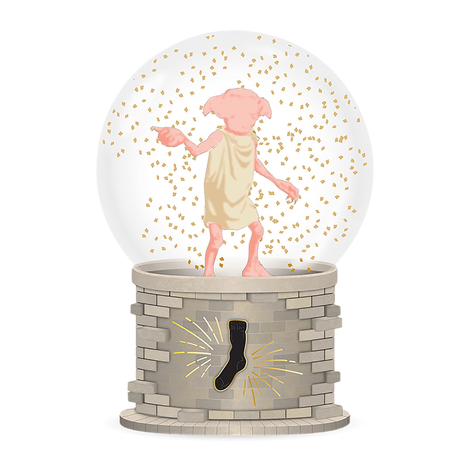 Image produit Harry Potter - Boule à neige Dobby avec paillettes