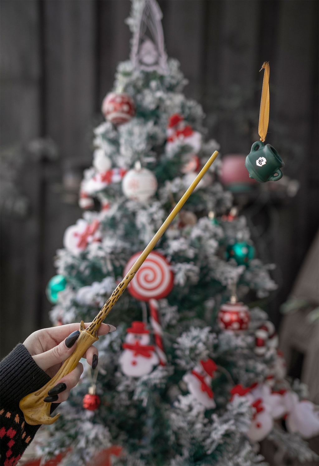 Image produit Harry Potter - Décoration de Noël Chaudron Slytherin