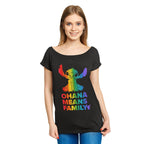 Image produit Lilo & Stitch - T-shirt Ohana Rainbow Pride pour femmes, coupe décontractée