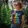 Image produit Lilo & Stitch - T-shirt Ohana Rainbow Pride pour femmes, coupe décontractée