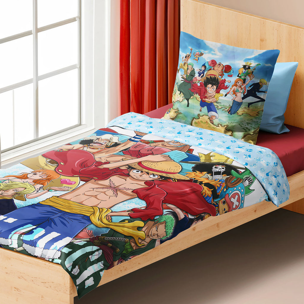 Image produit One Piece - Ruffy & Crew Housse de couette réversible