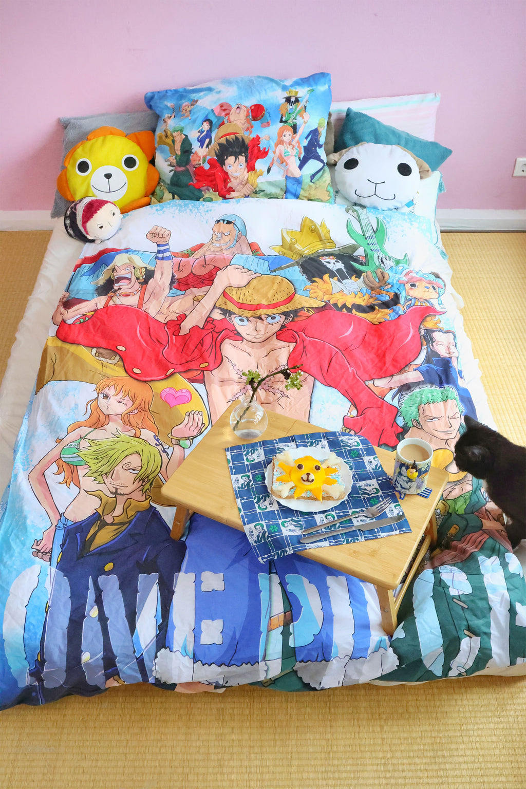 Image produit One Piece - Ruffy & Crew Housse de couette réversible